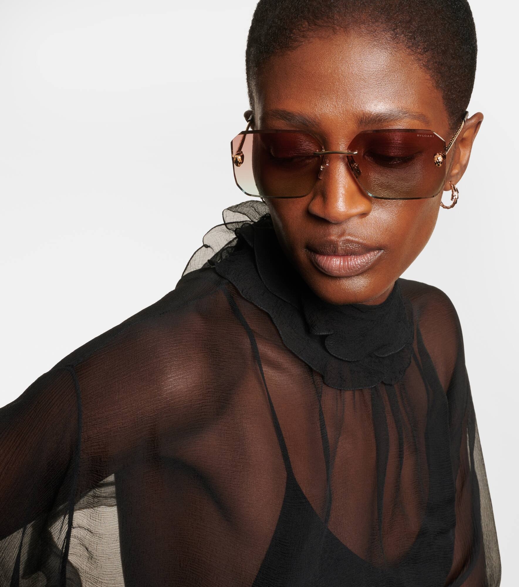 Serpenti square sunglasses - 3