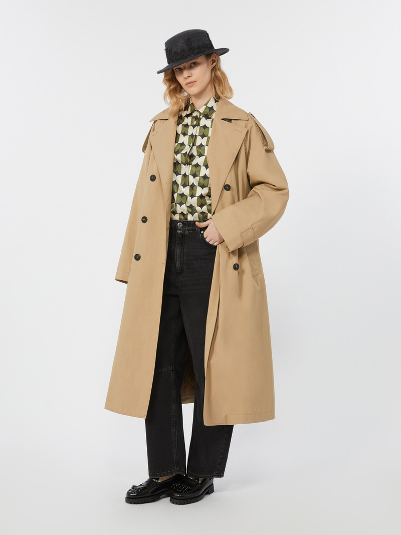 WEEKEND Max Mara RIVE Printed twill shirt outlook