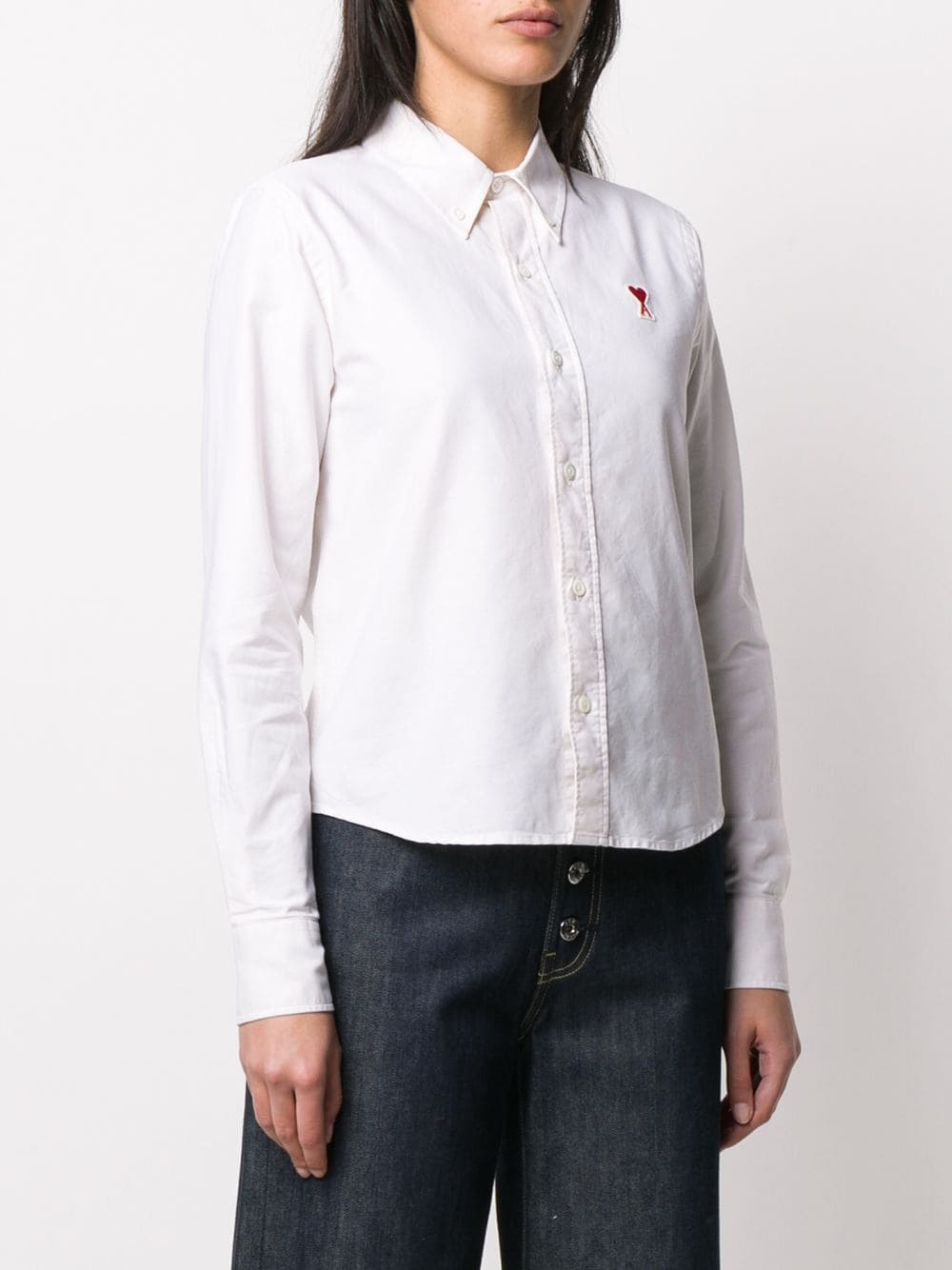 Ami De Coeur patch shirt - 3