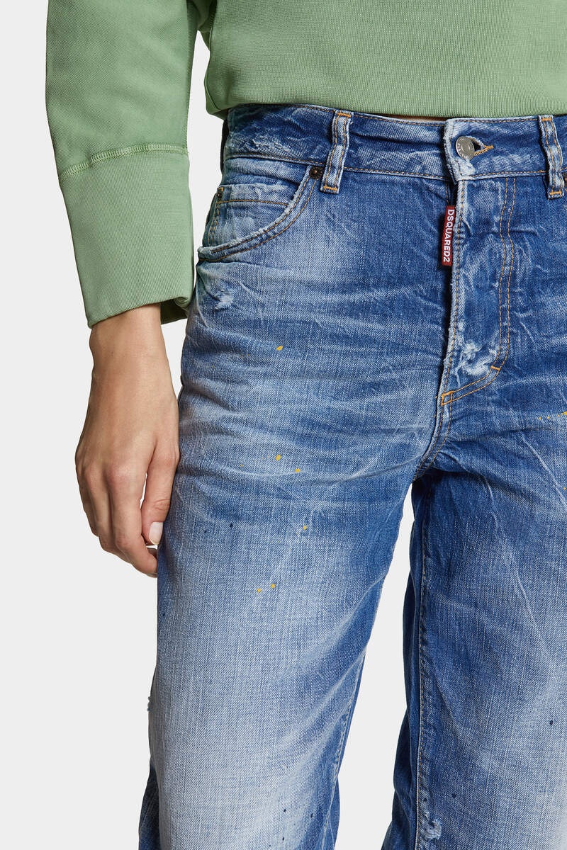 LIGHT CLEAN BABY BLUE WASH BOSTON JEANS - 5