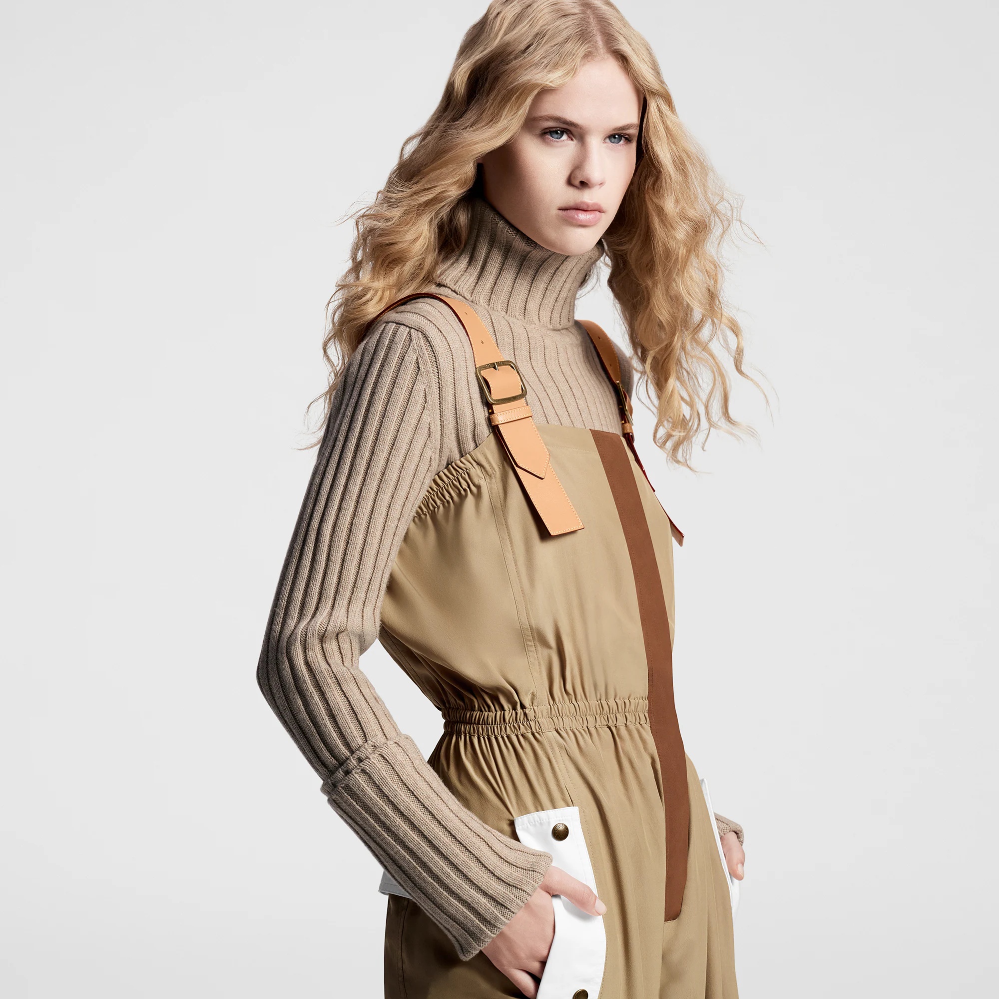 Color-Blocked Cargo Jumpsuit - 5