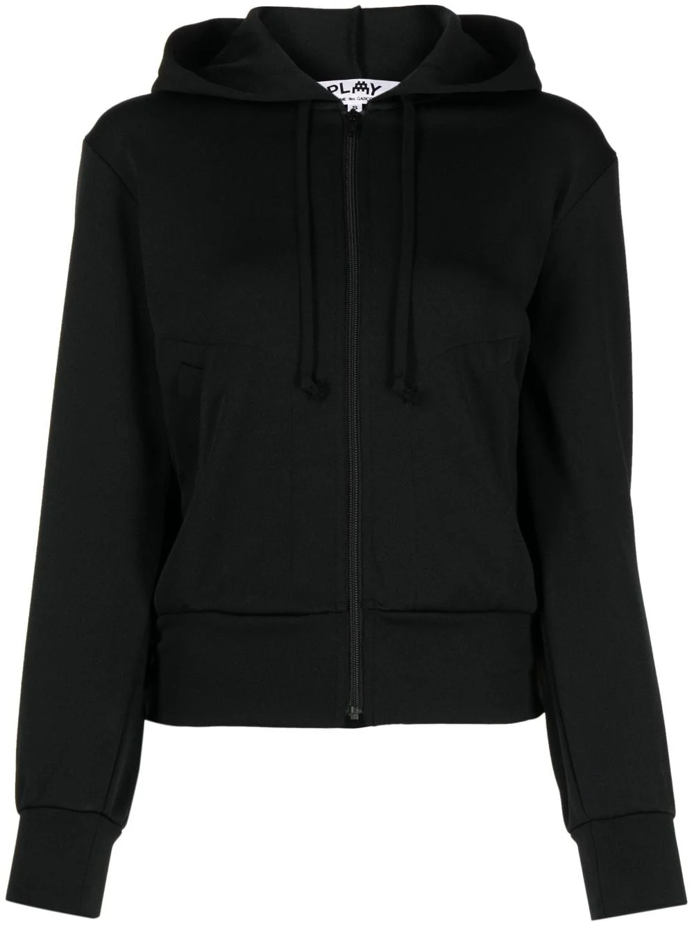 logo-appliqué zip-up hoodie - 1