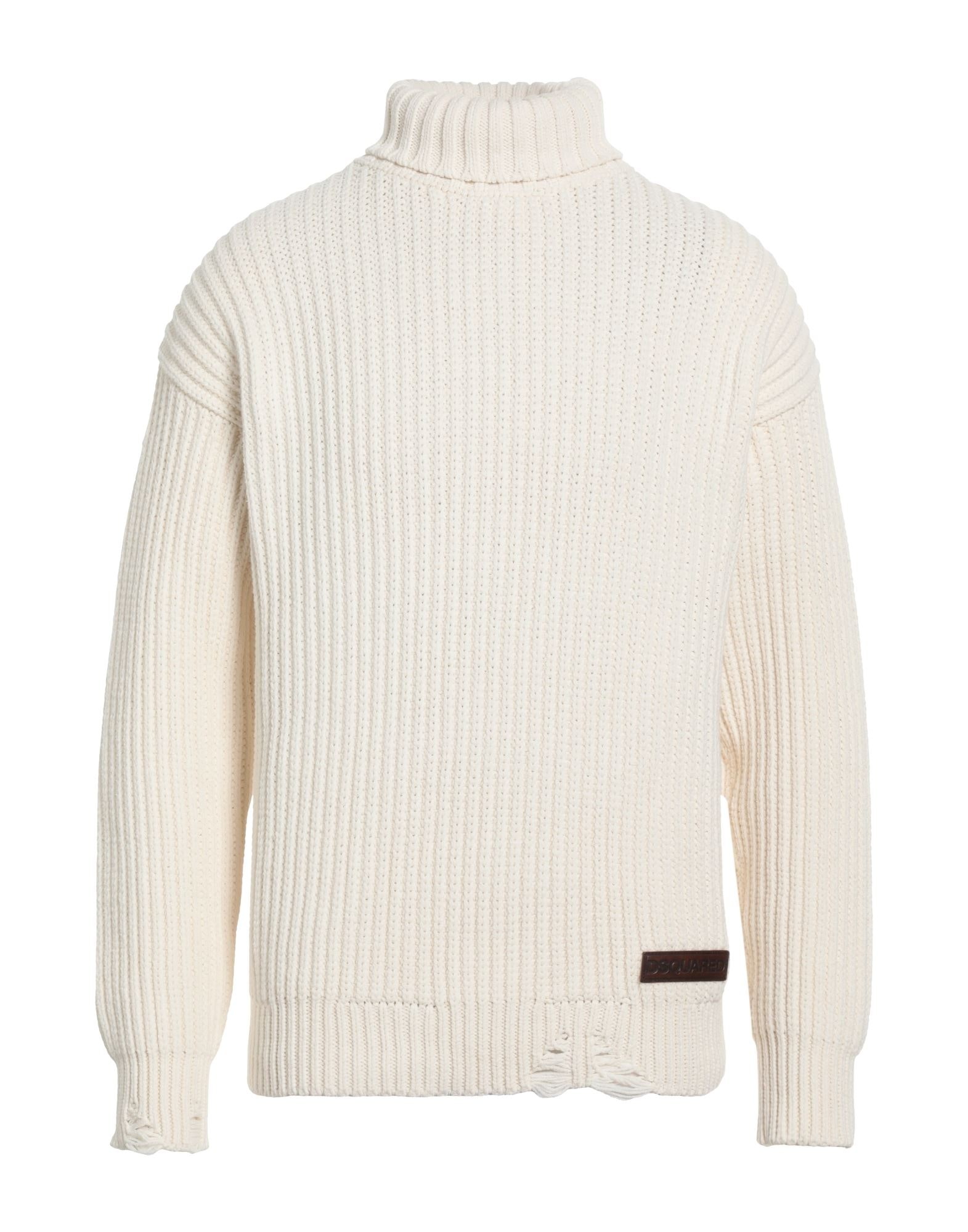 White Men's Turtleneck - 1