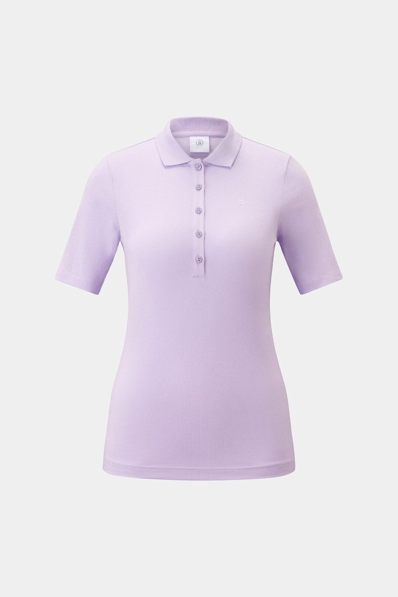 Malika polo shirt in Lilac 1