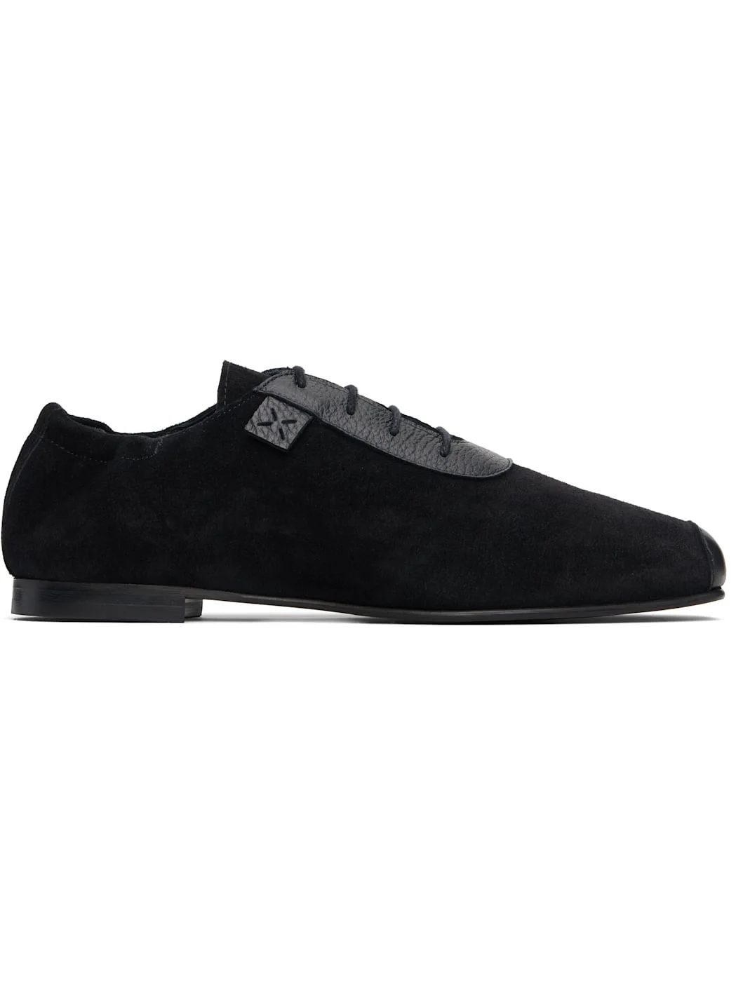Black Soft Grip Slip On Derbys - 1