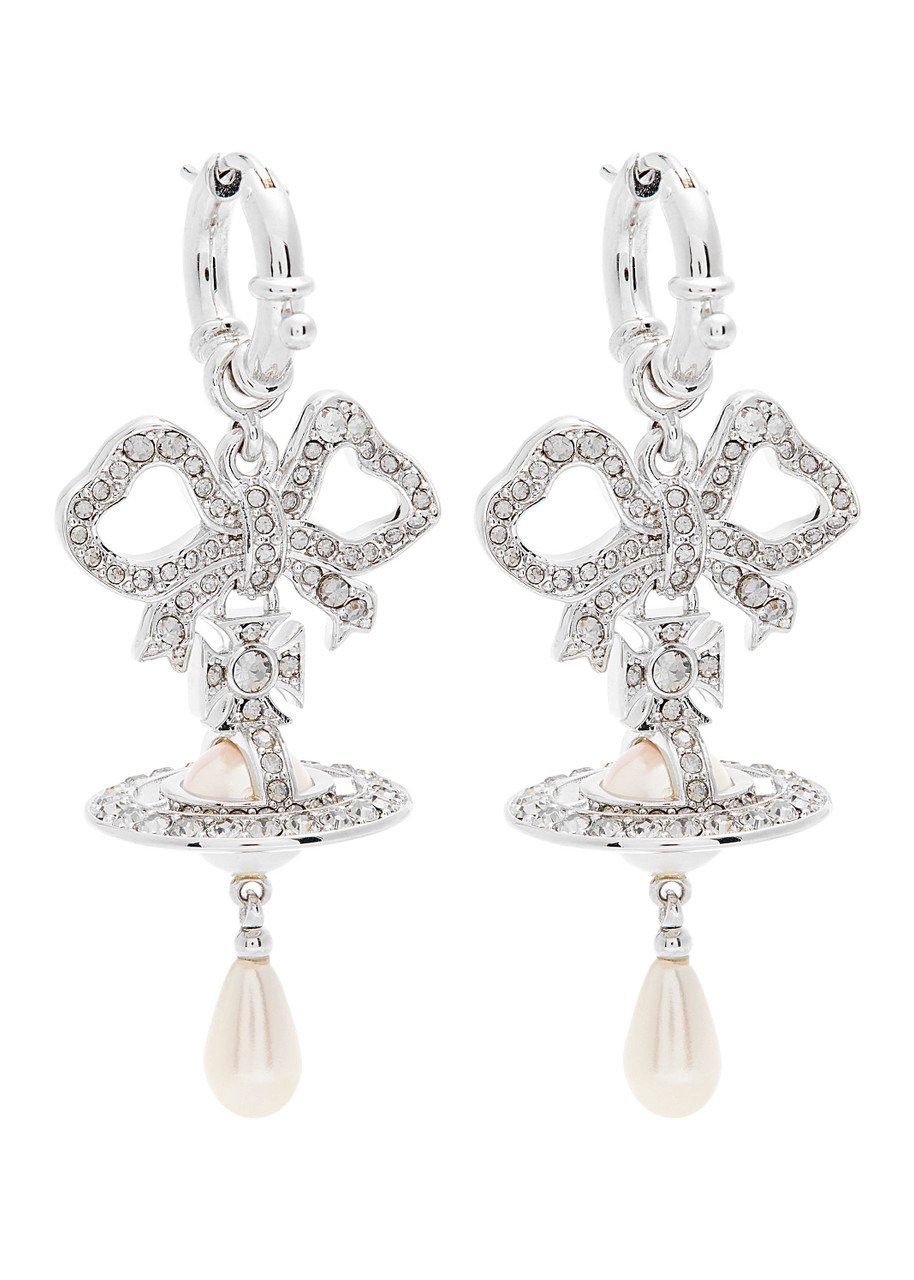 Vivienne Westwood Rigoberta Pavé Drop Earrings - 1