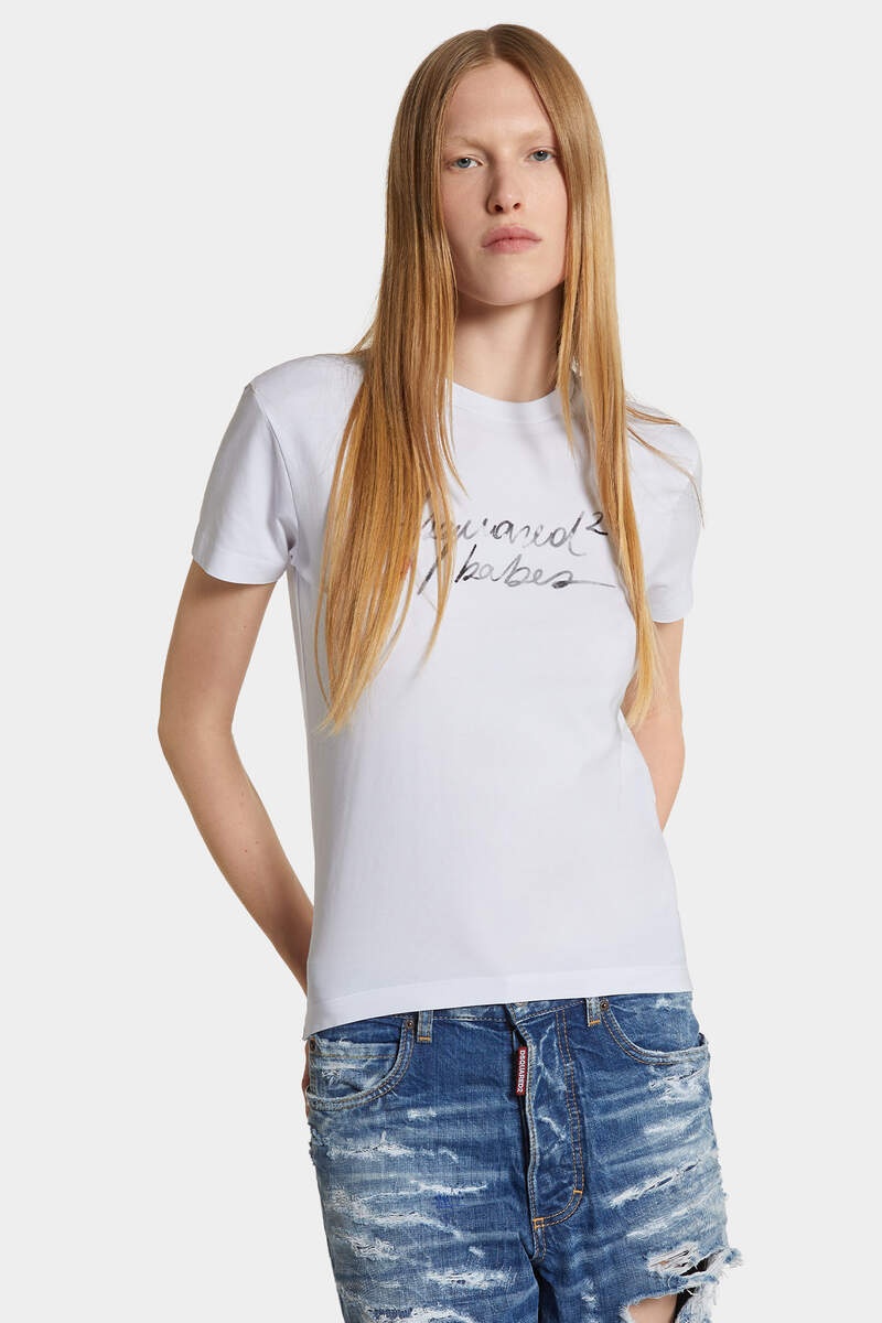 WASH JUST RIGHT FIT DSQUARED2 BABES T-SHIRT - 3