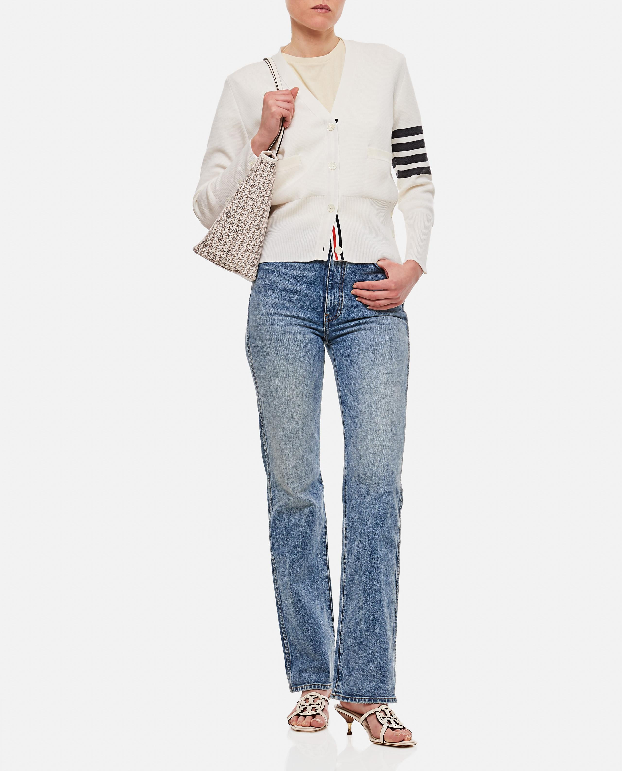 V-NECK MERINO WOOL CARDIGAN - 2