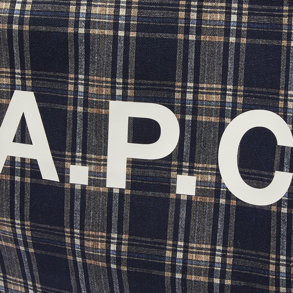 A.P.C. Diane Check Tote Bag - 3