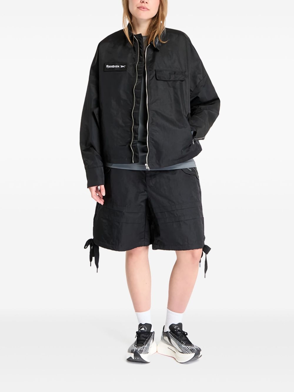 zip-up shirt jacket - 3