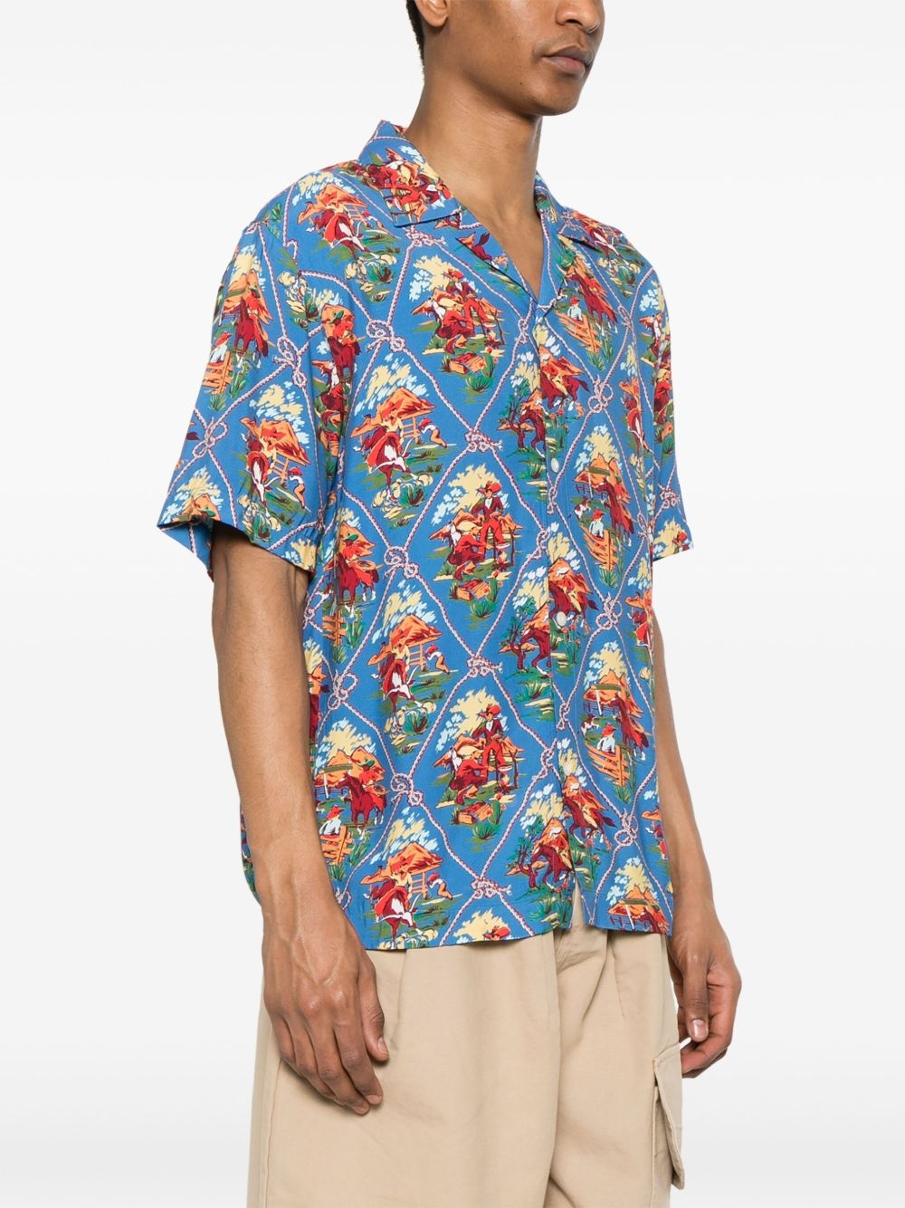 graphic-print shirt - 3
