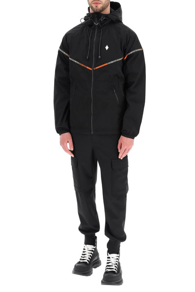 Marcelo Burlon County Of Milan CROSS NYLON TAPE WINDPROOF JACKET outlook