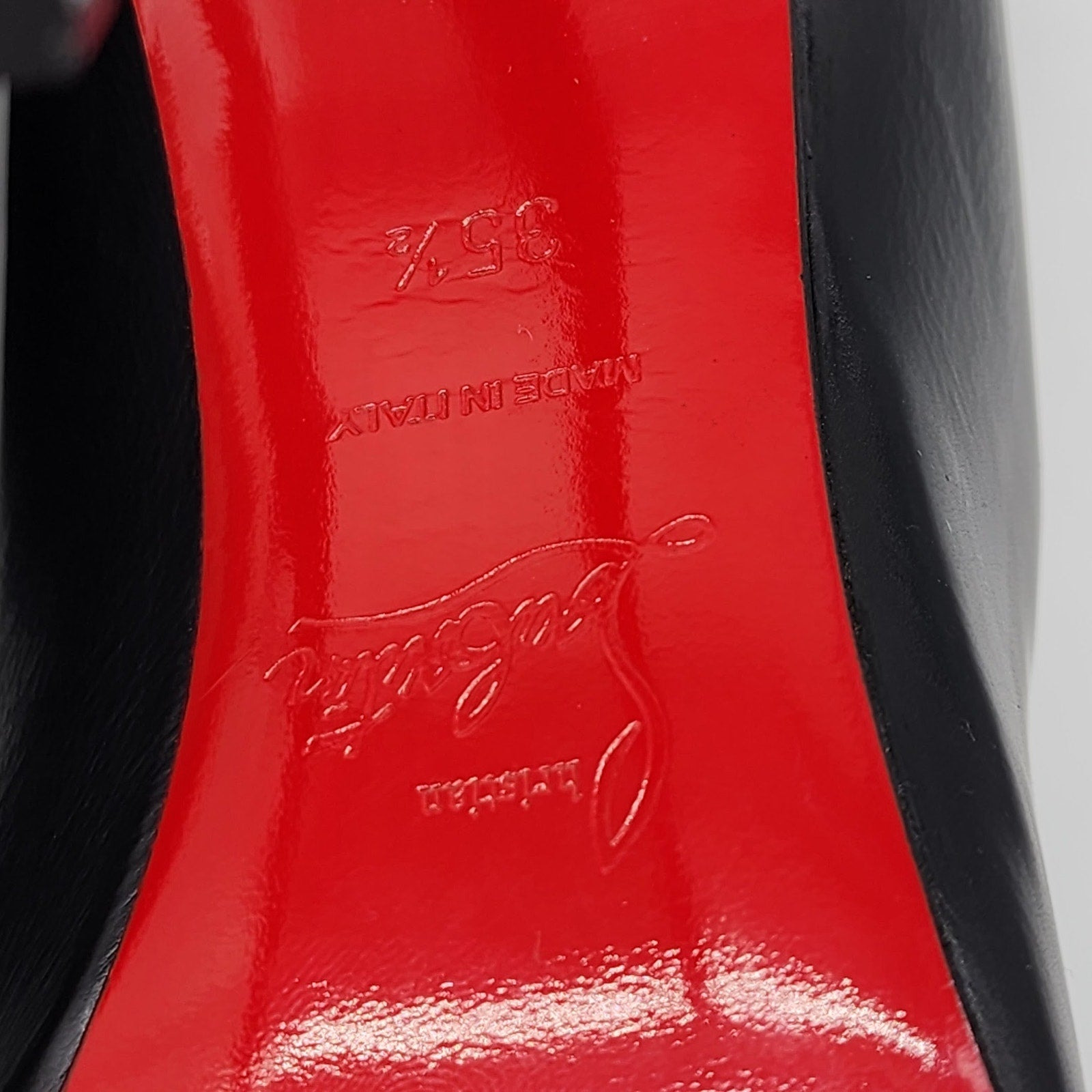 Christian Louboutin Ishtar Boots 100mm - Leather - Black EU 35.5 US 5 - 6