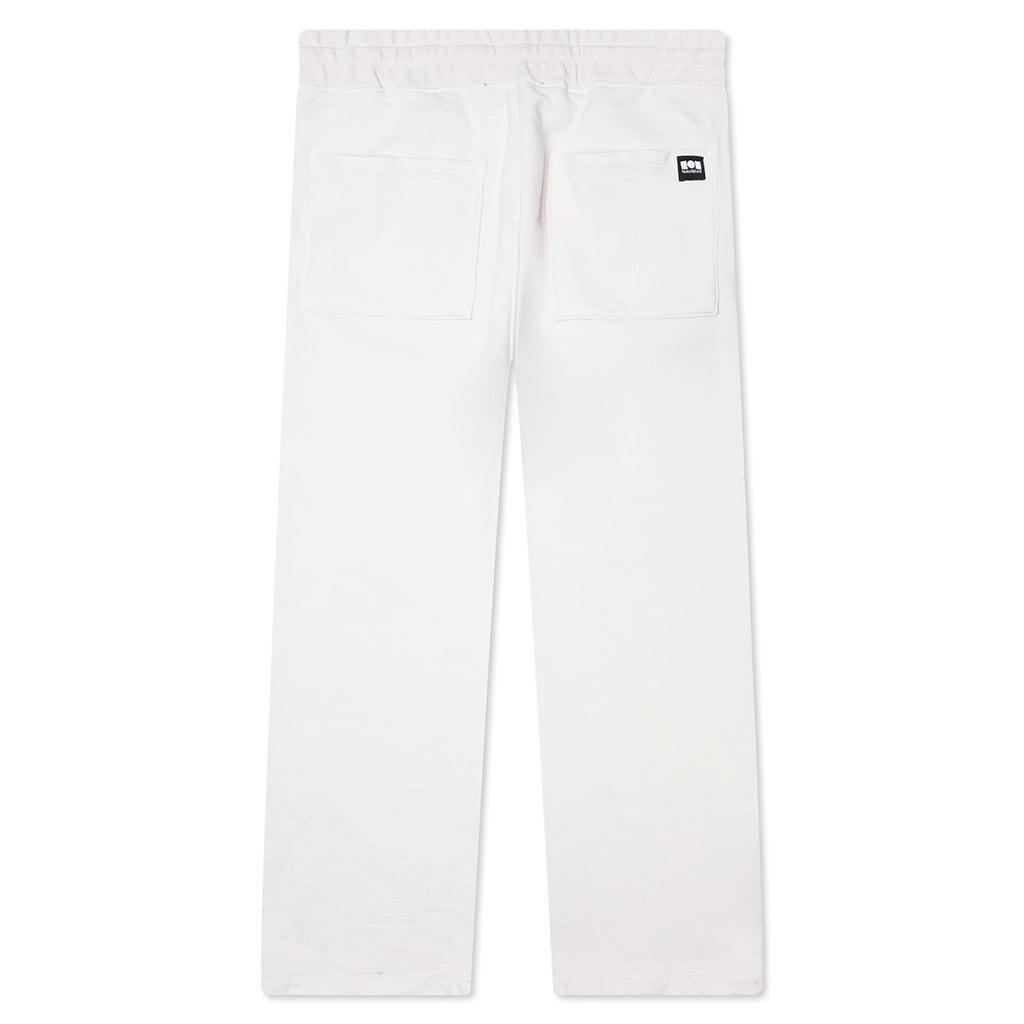 P.E. CHERUB BAGGY SWEATPANTS - EGG WHITE - 2