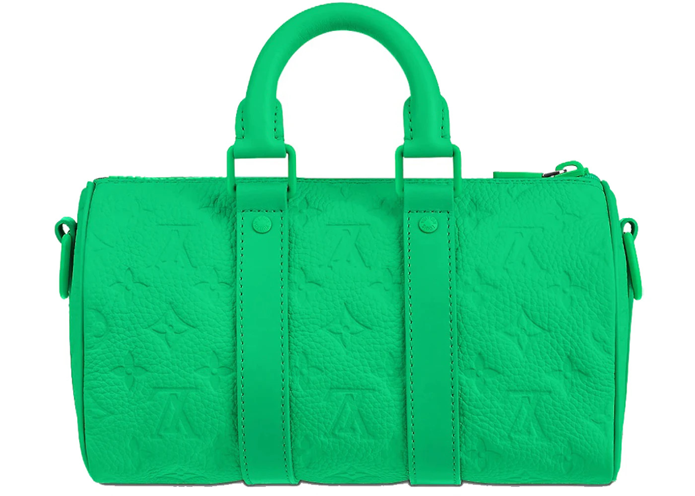 Louis Vuitton Keepall Bandouliere 25 Monogram Embossed Minty Green - 2
