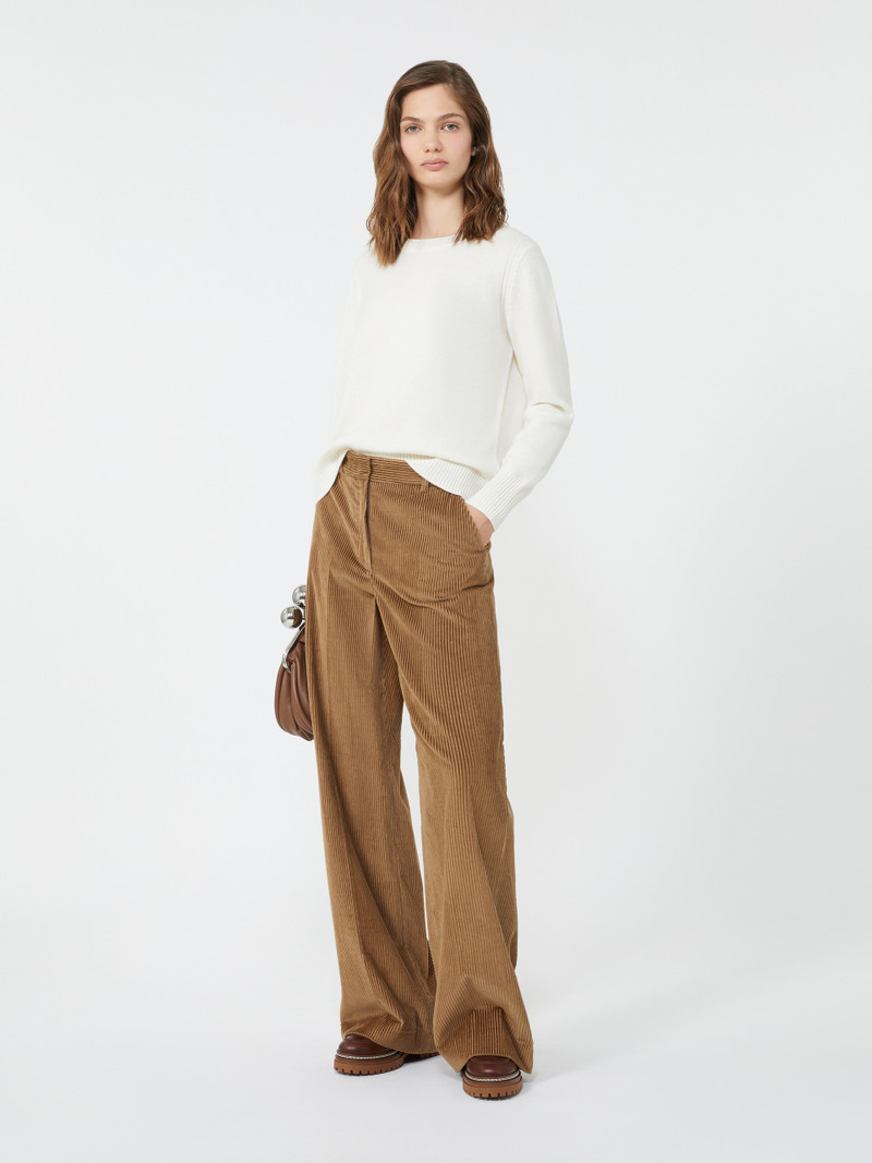 WEEKEND Max Mara TANIA Wide-leg corduroy trousers outlook