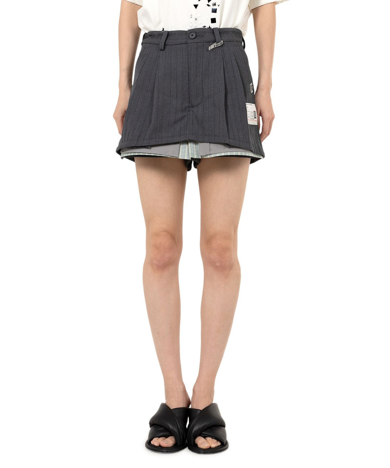 Triple Layered Stripe Shorts 9