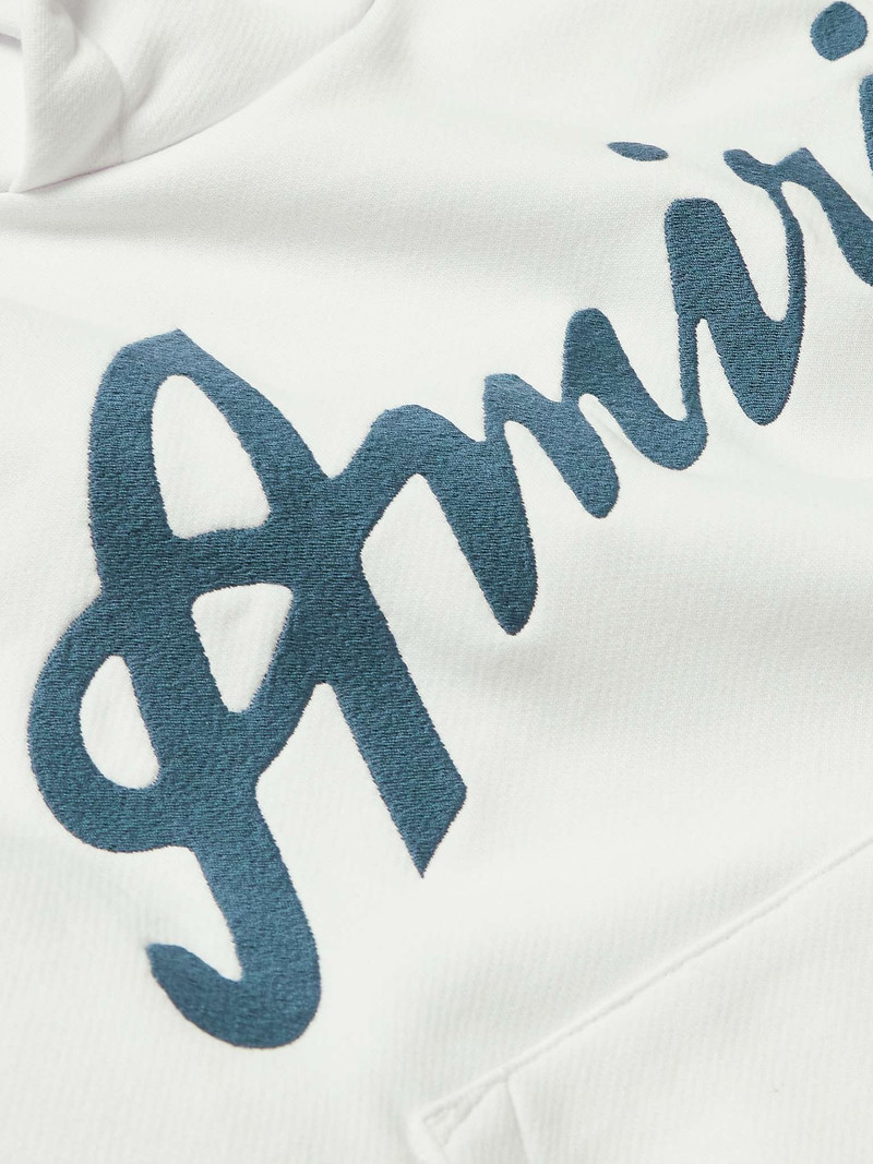 Logo-Embroidered Cotton-Jersey Hoodie 5