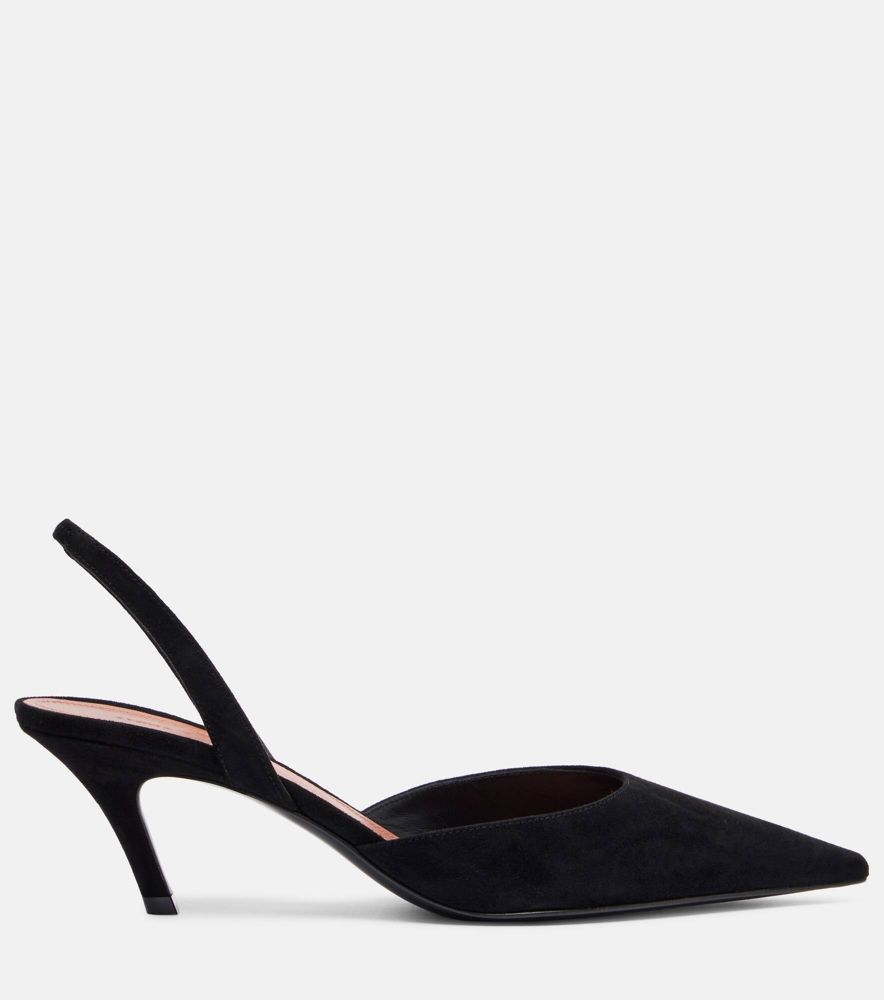 Sofia 60 suede slingback pumps - 4