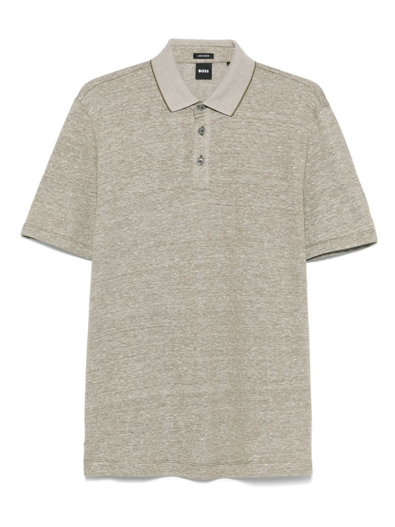 mélange polo shirt 1