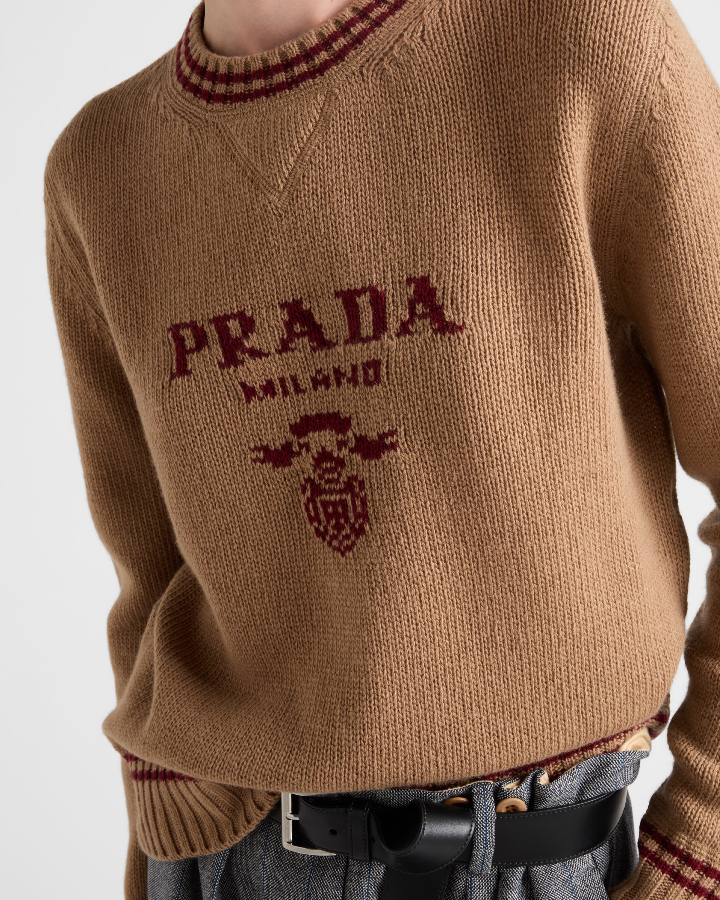 Wool and cashmere crew-neck sweater - 3