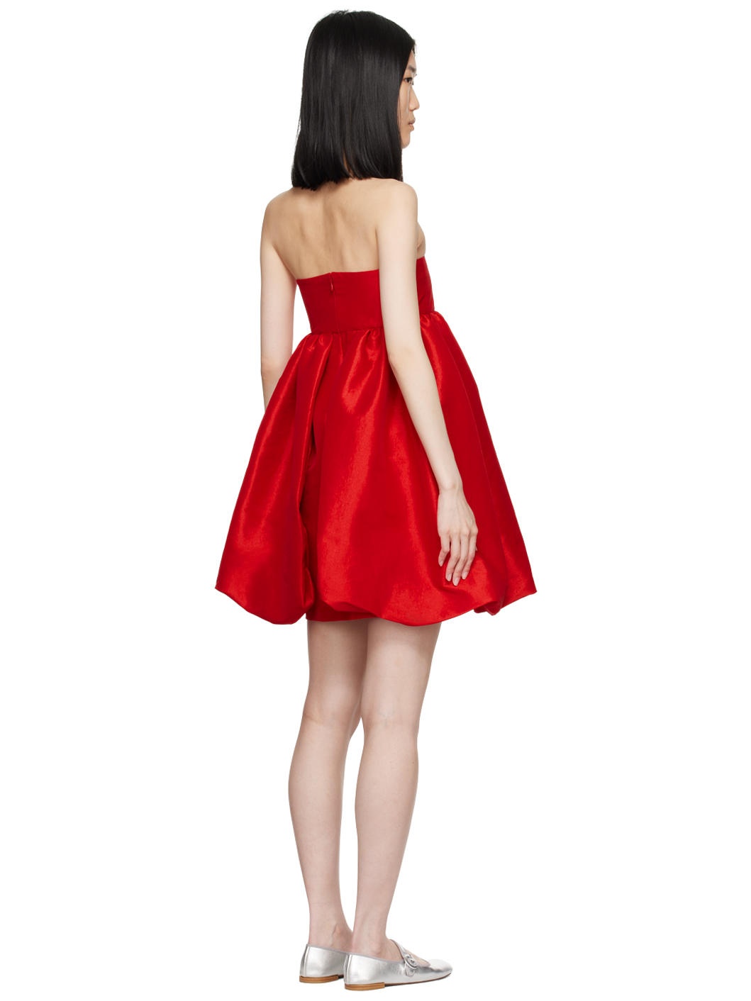 Red Crie Minidress - 3