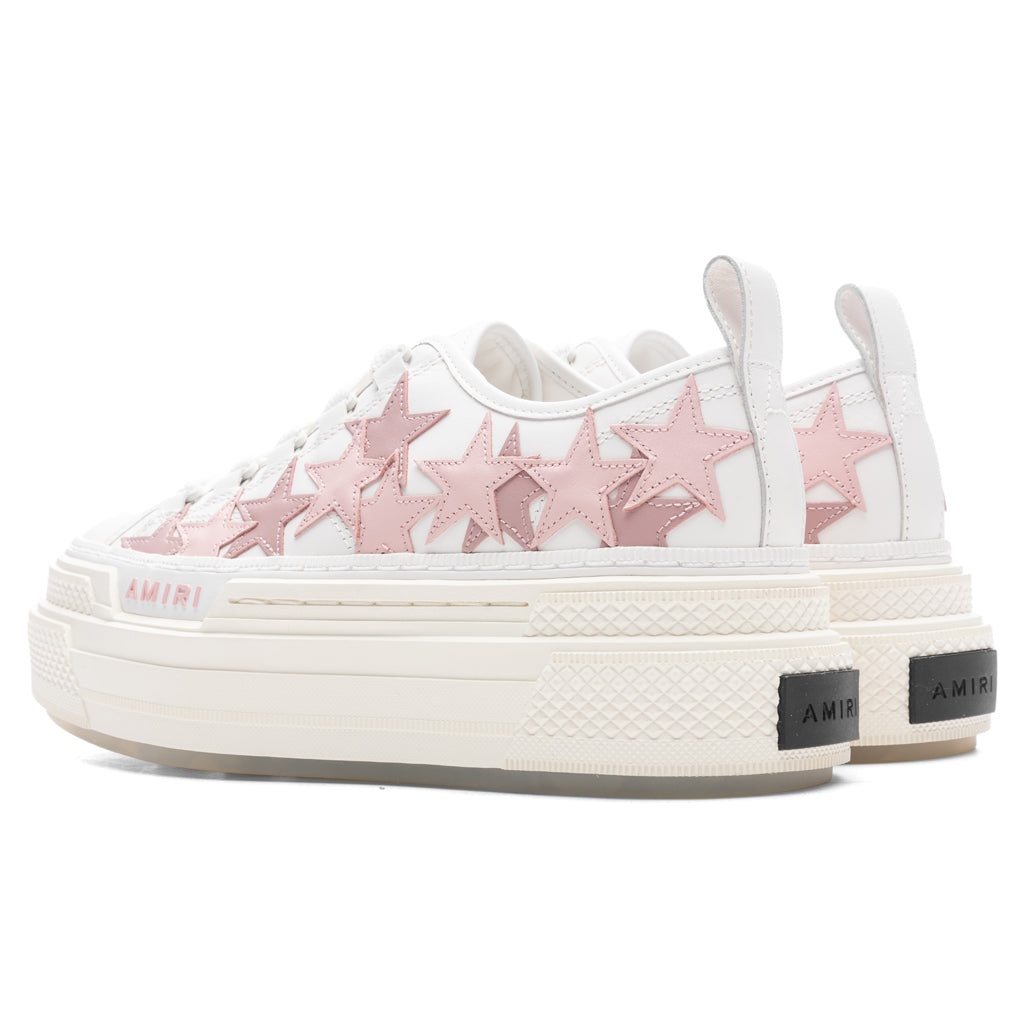 WOMEN'S PLATFORM STARS COURT LOW - PINK - 3