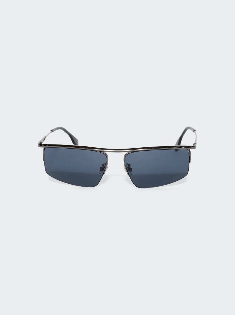 Travel Sunglasses Shiny Dark Ruthenium And Blue - 1