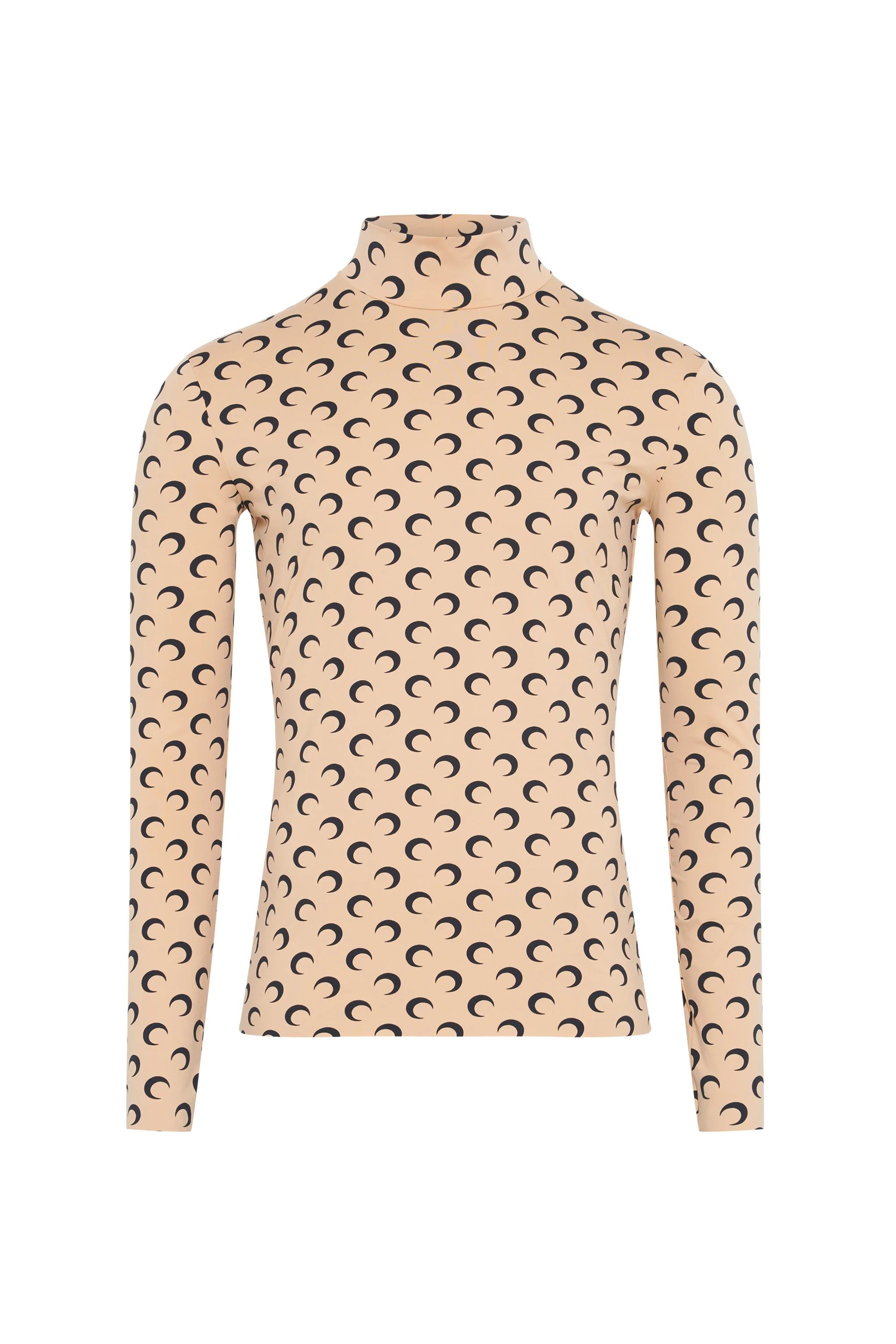 All Over Moon Print Second Skin Top - 1