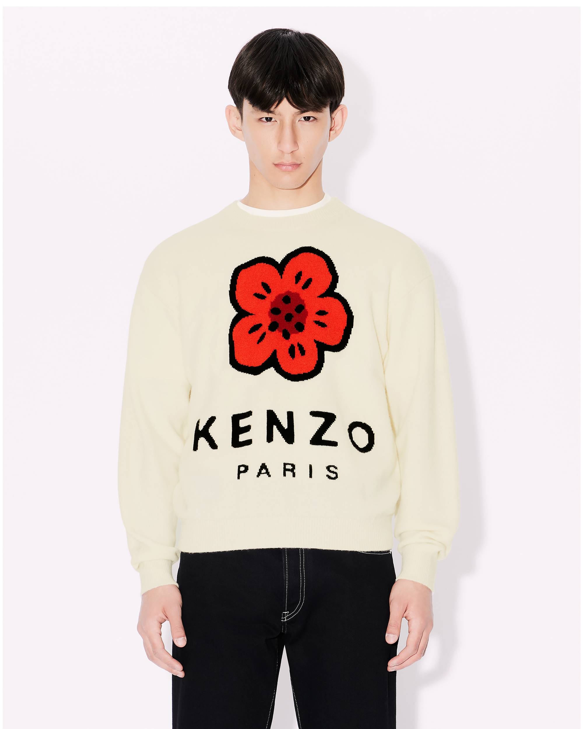 'Boke Flower' wool jumper - 3