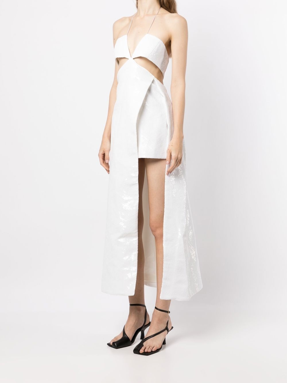 open cut sequin dress - 3