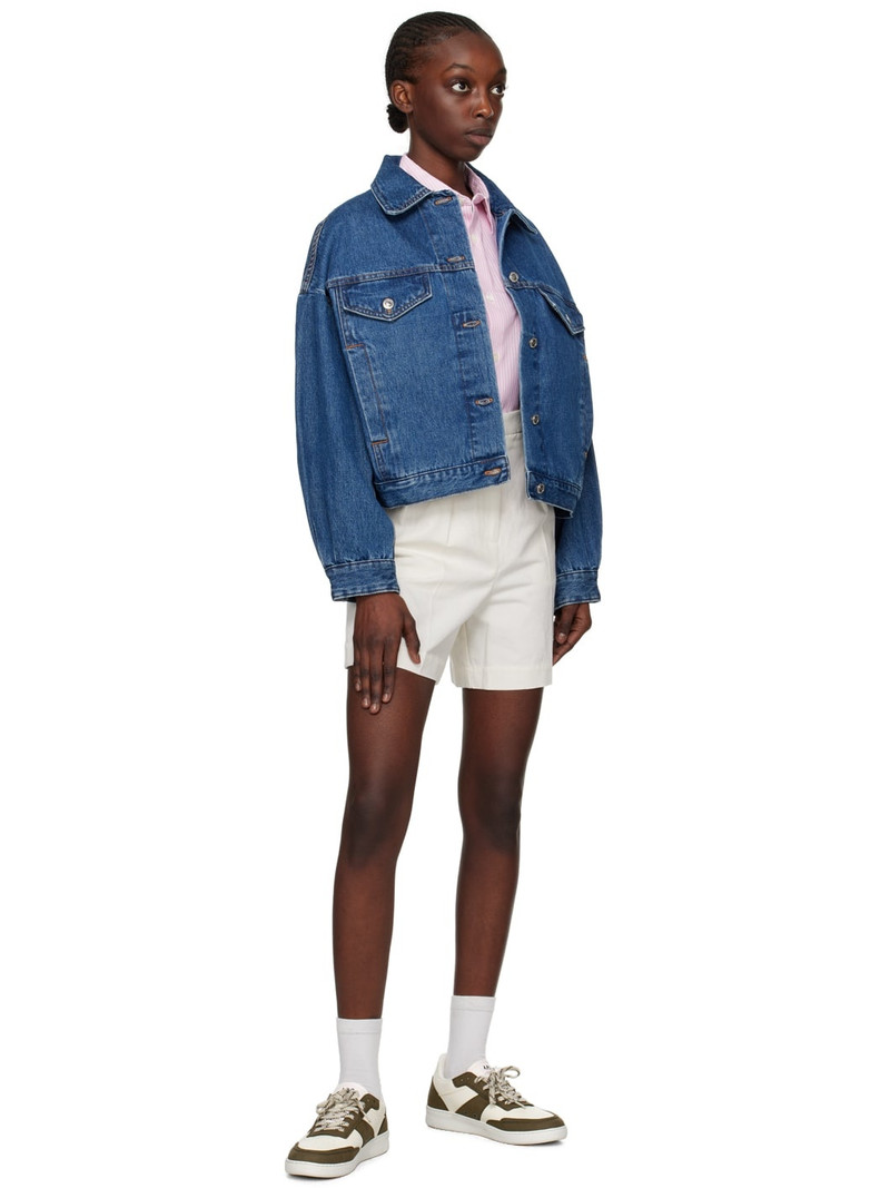 A.P.C. Off-White Nola Shorts outlook
