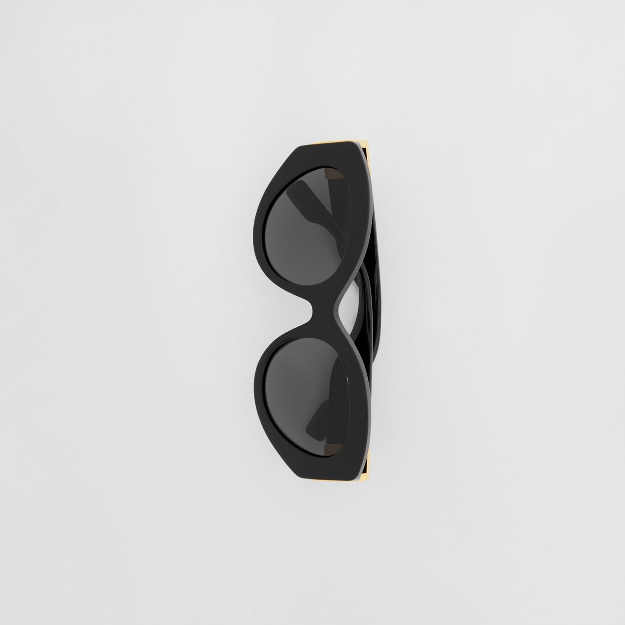 Hardware Detail Cat-eye Frame Sunglasses - 3