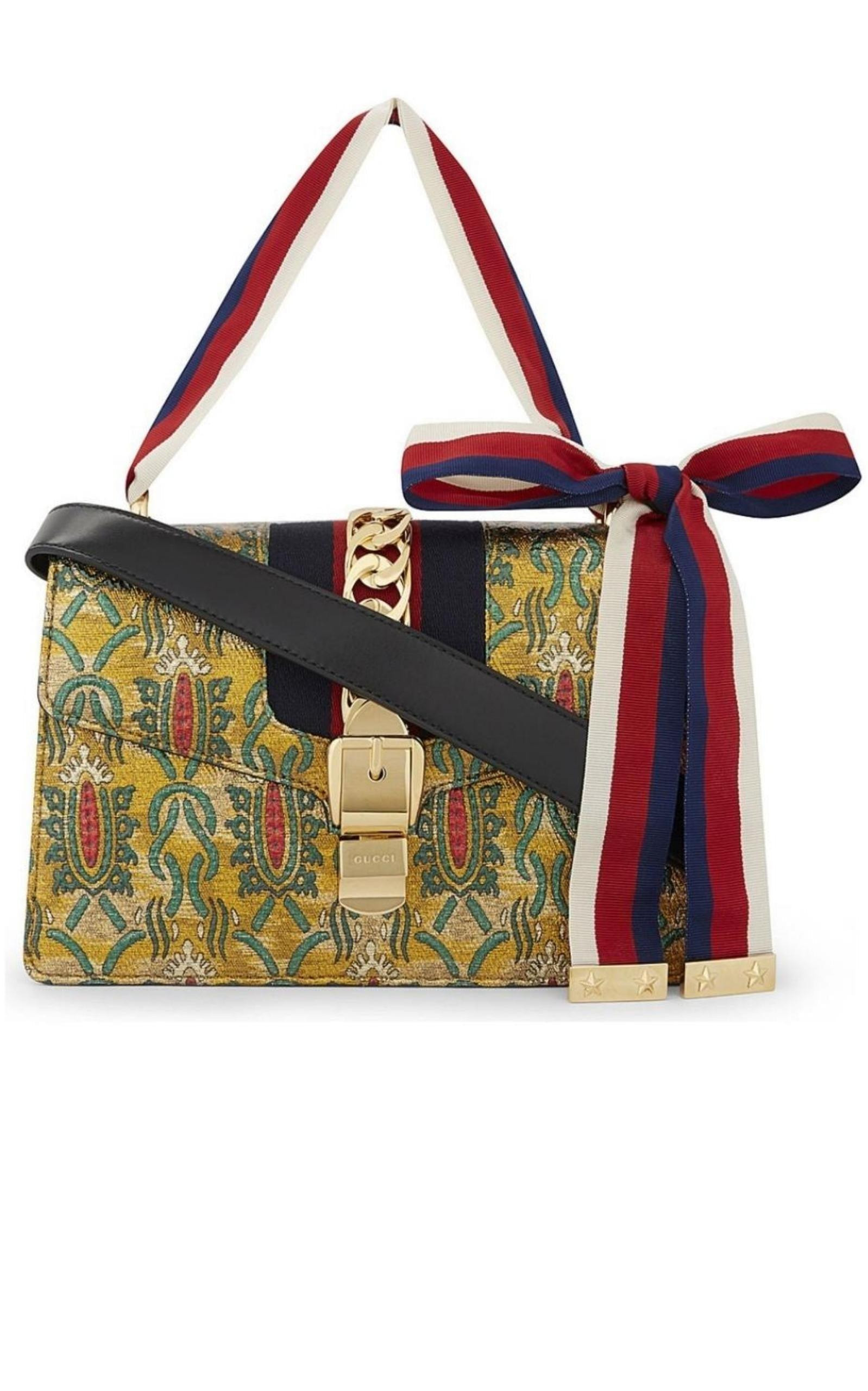 Sylvie Multicolor Brocade Bag - 2
