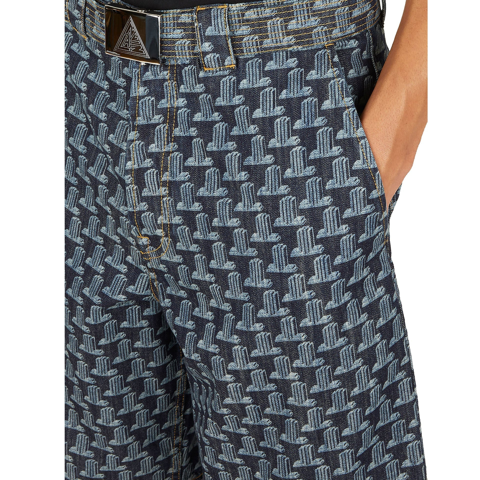 Lanvin Column Monogram Shorts Men - 4