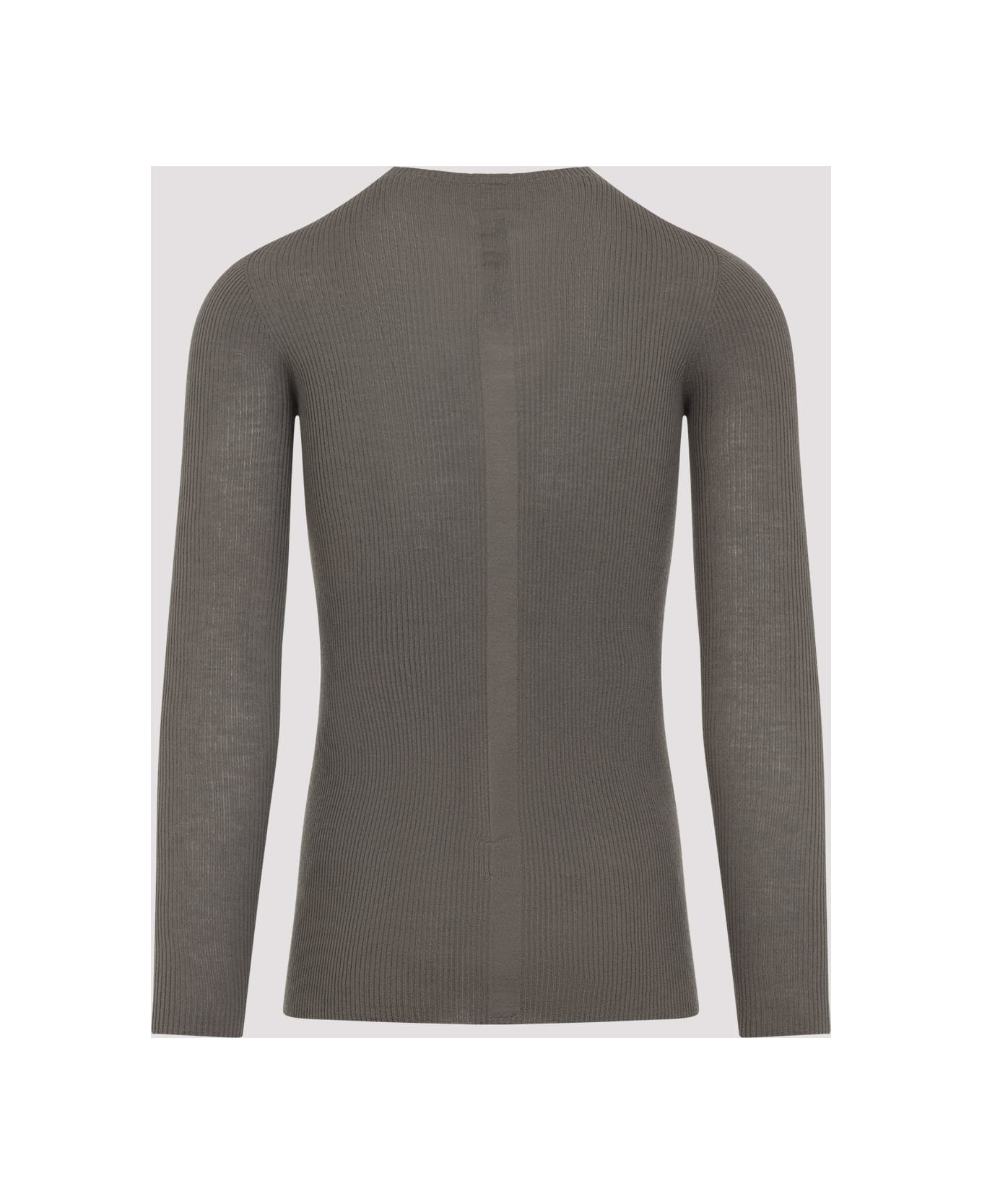 Ribbed Round Neck Pullover - 4