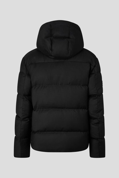 Xamy Flannel down jacket in Black - 3