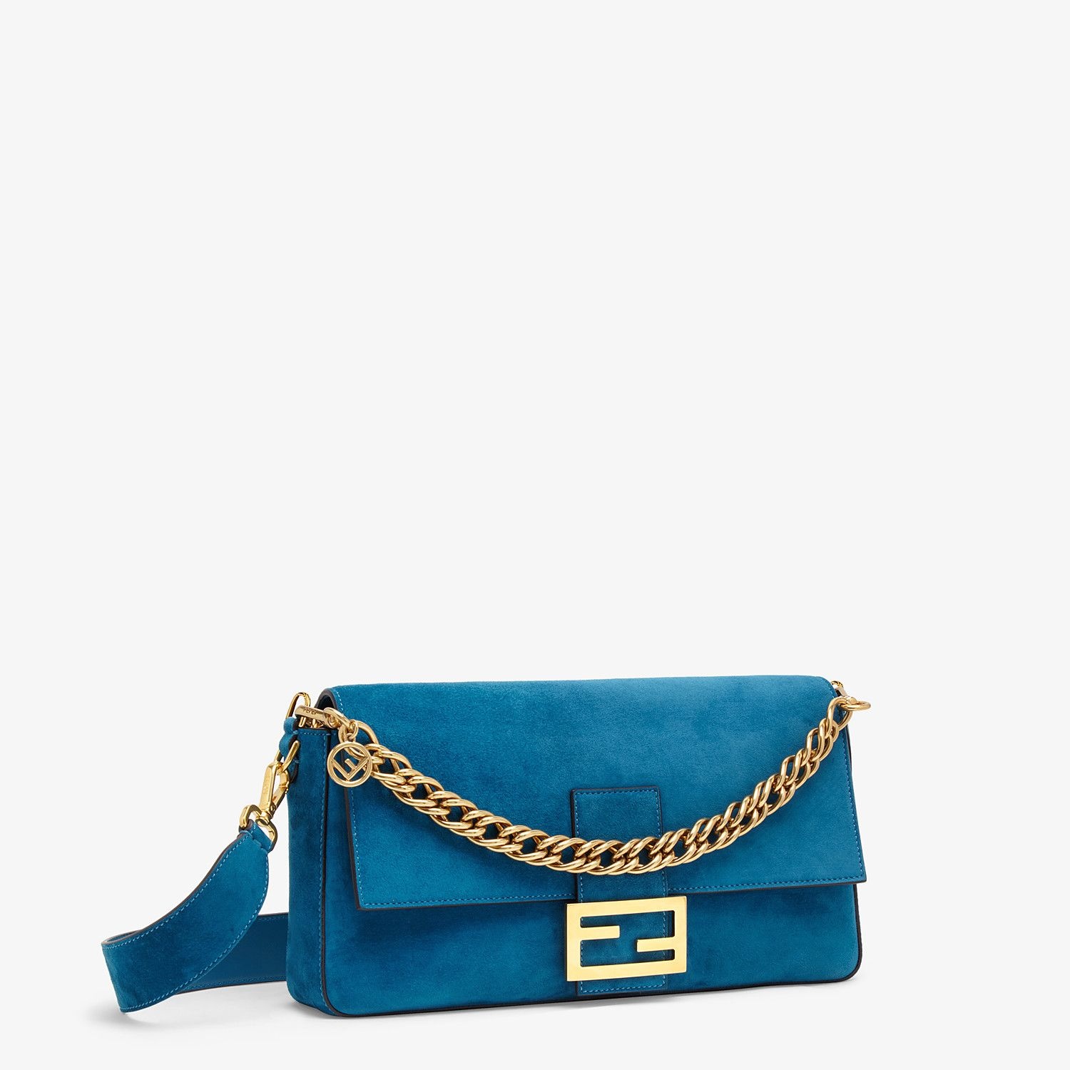 Light blue suede bag - 3