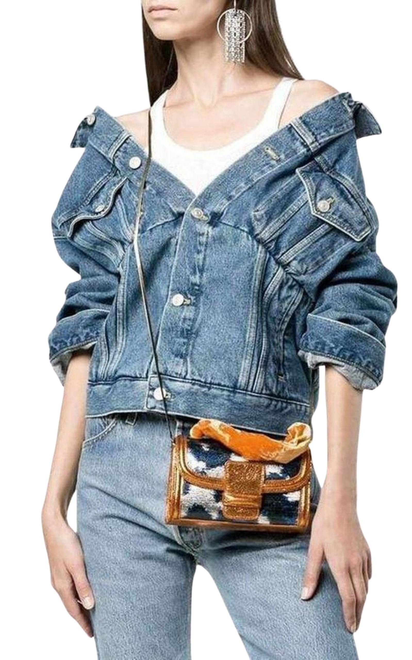 Ikat Print Mini Cross Body Bag - 2