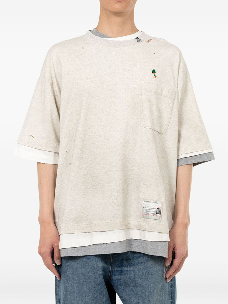 Maison MIHARAYASUHIRO layered pocket T-shirt outlook