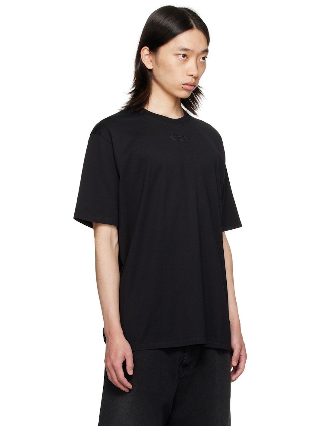 Black Logo Patch T-Shirt - 2