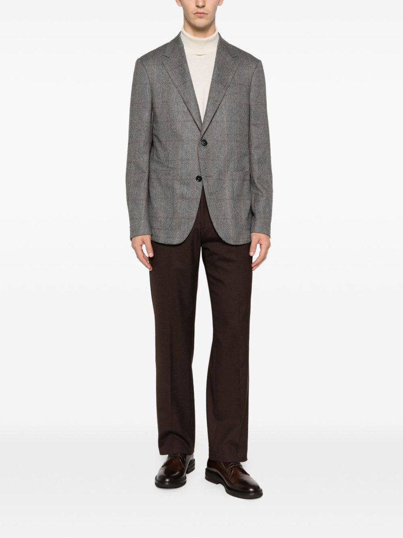 ZEGNA button-fastening blazer outlook
