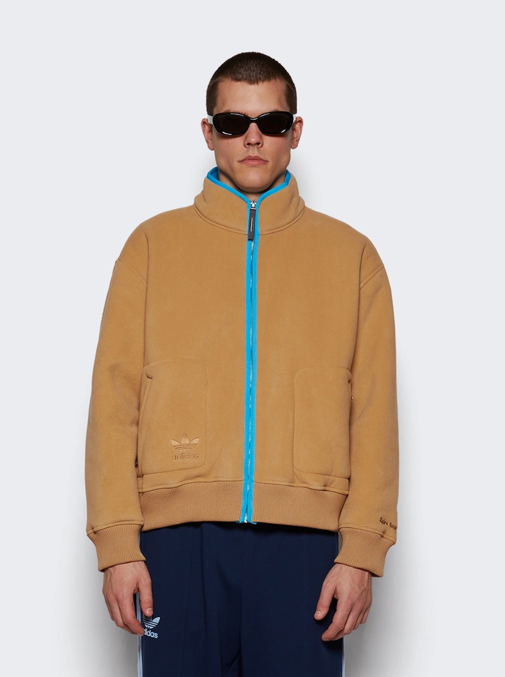 X Wales Bonner Fleece Jacket Cardboard - 3