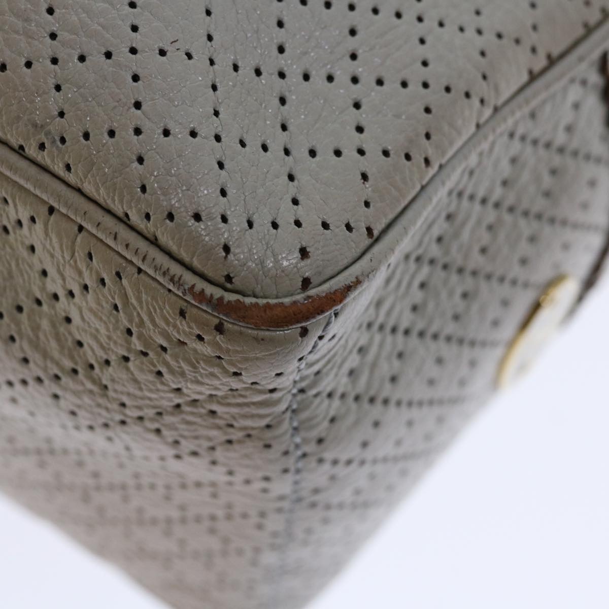 CELINE Hand Bag Leather Gray - 9