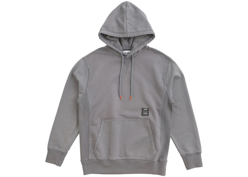 PALACE Palace x Porter Tri Ferg Hoodie Grey outlook