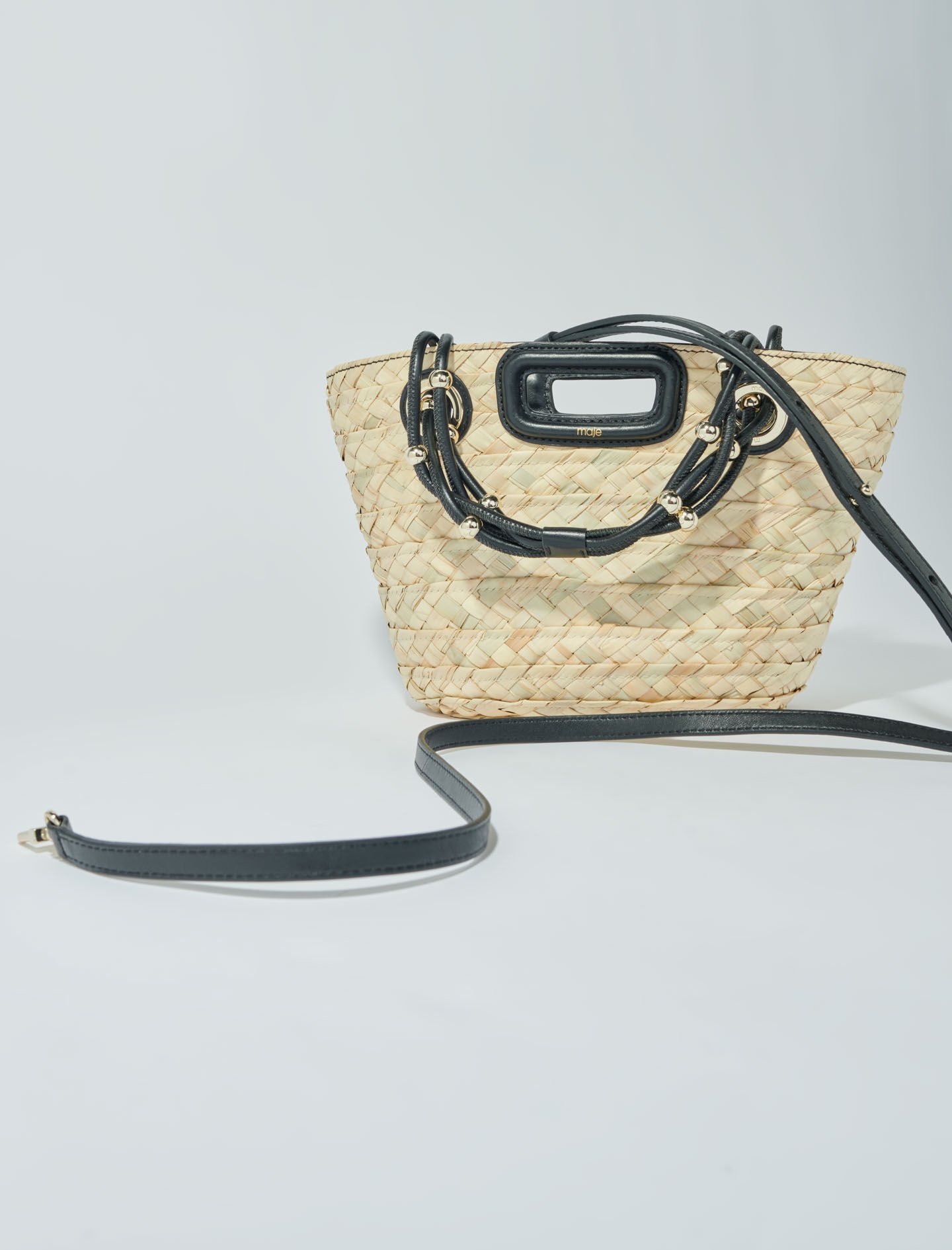 Mini woven basket bag - 5