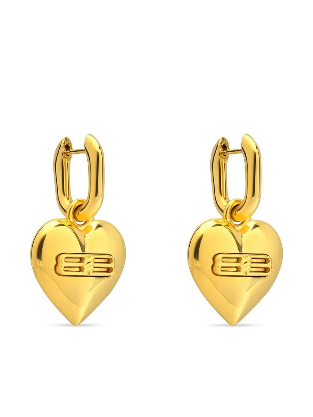 BB heart-shaped earrings - 2