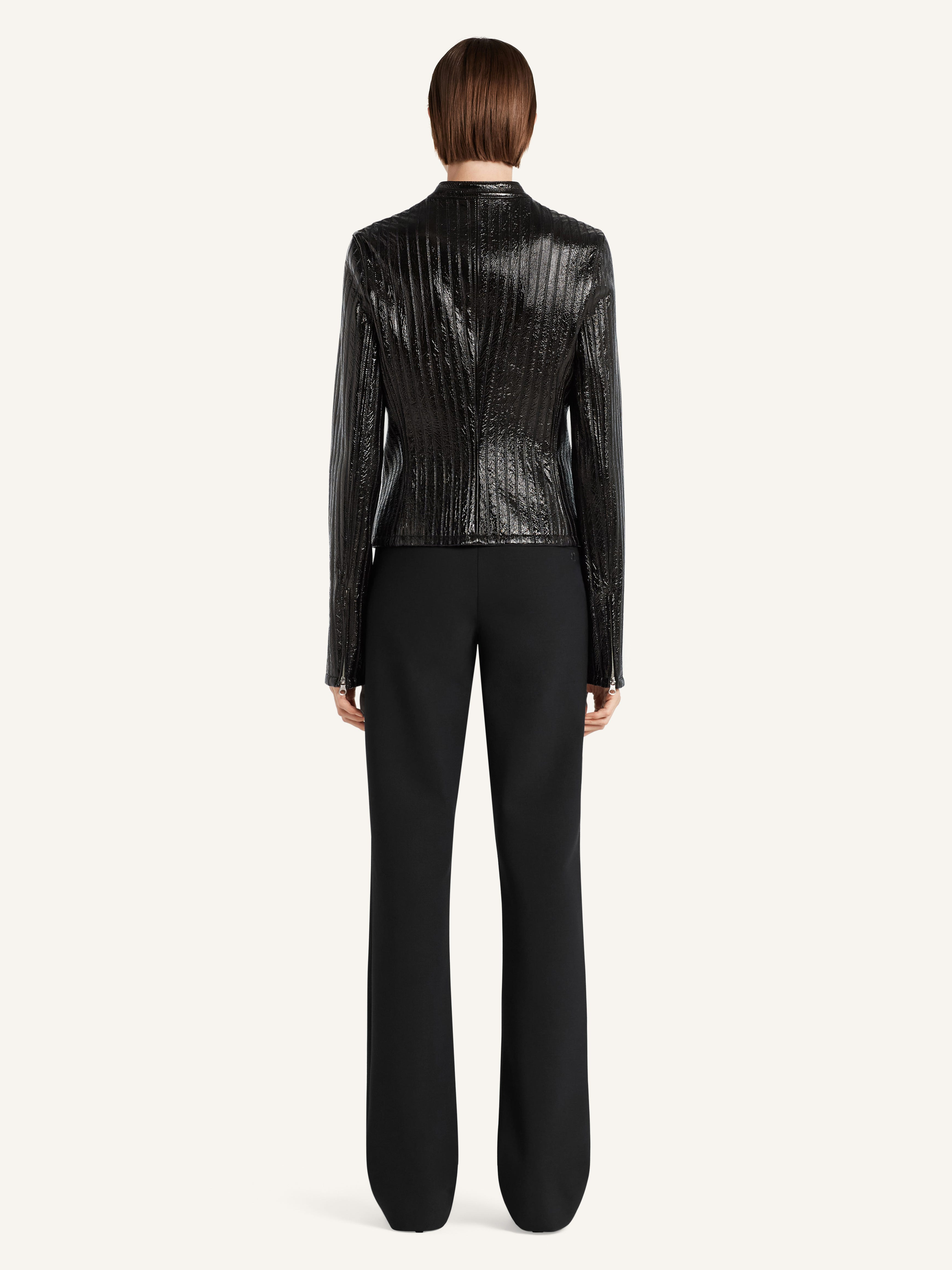 CITY STRIPED VINYL BIKER - 4