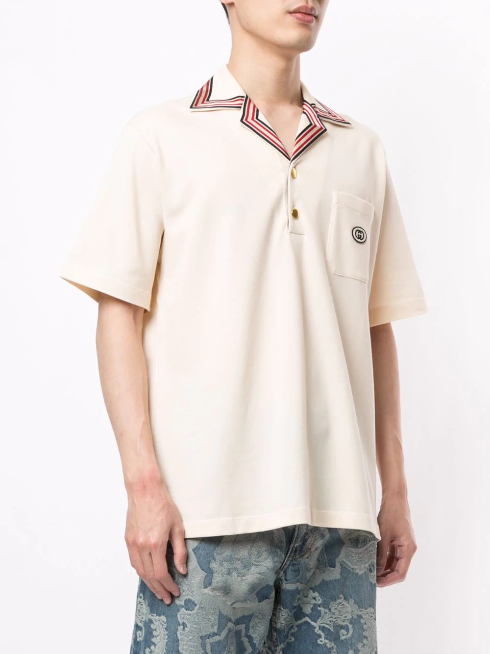 short sleeve polo T-shirt - 3