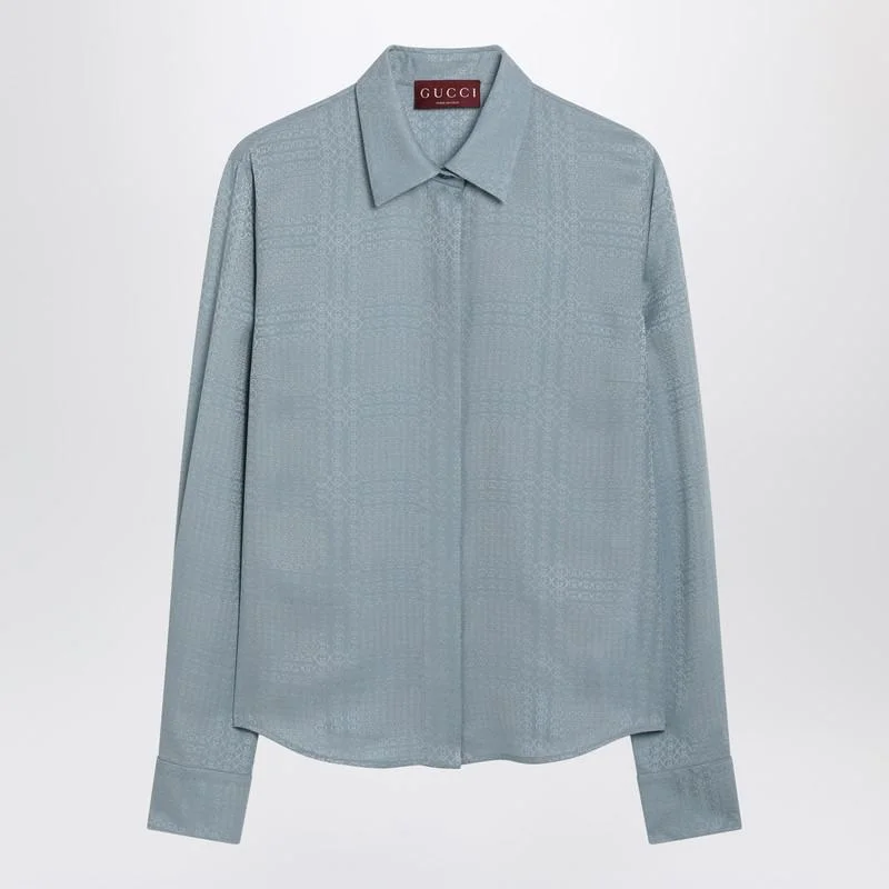 Gucci Light Gg Jacquard Shirt - 1